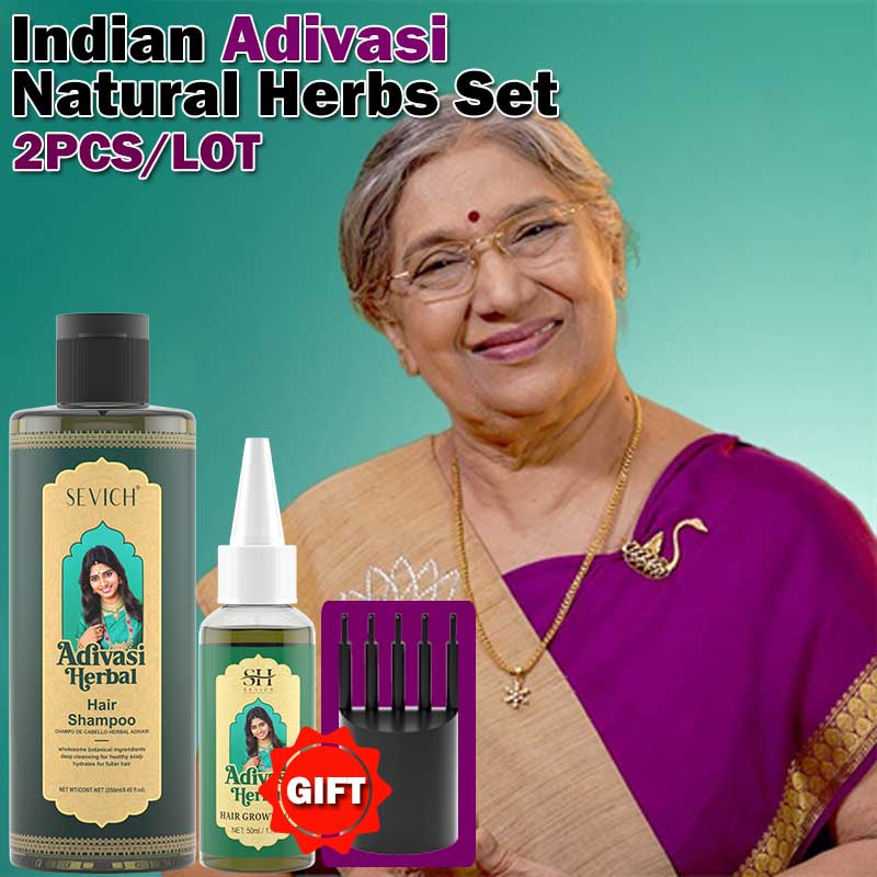 Hair Care India - Zestaw ziołowy na porost włosów India