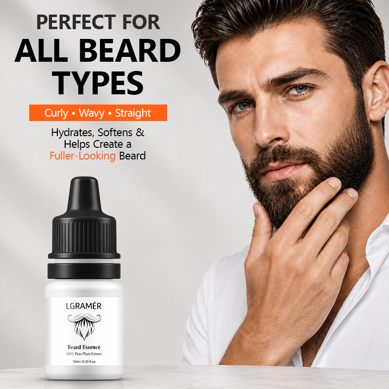 Hair Care Nature - Serum do wzrostu brody dla mężczyzn,