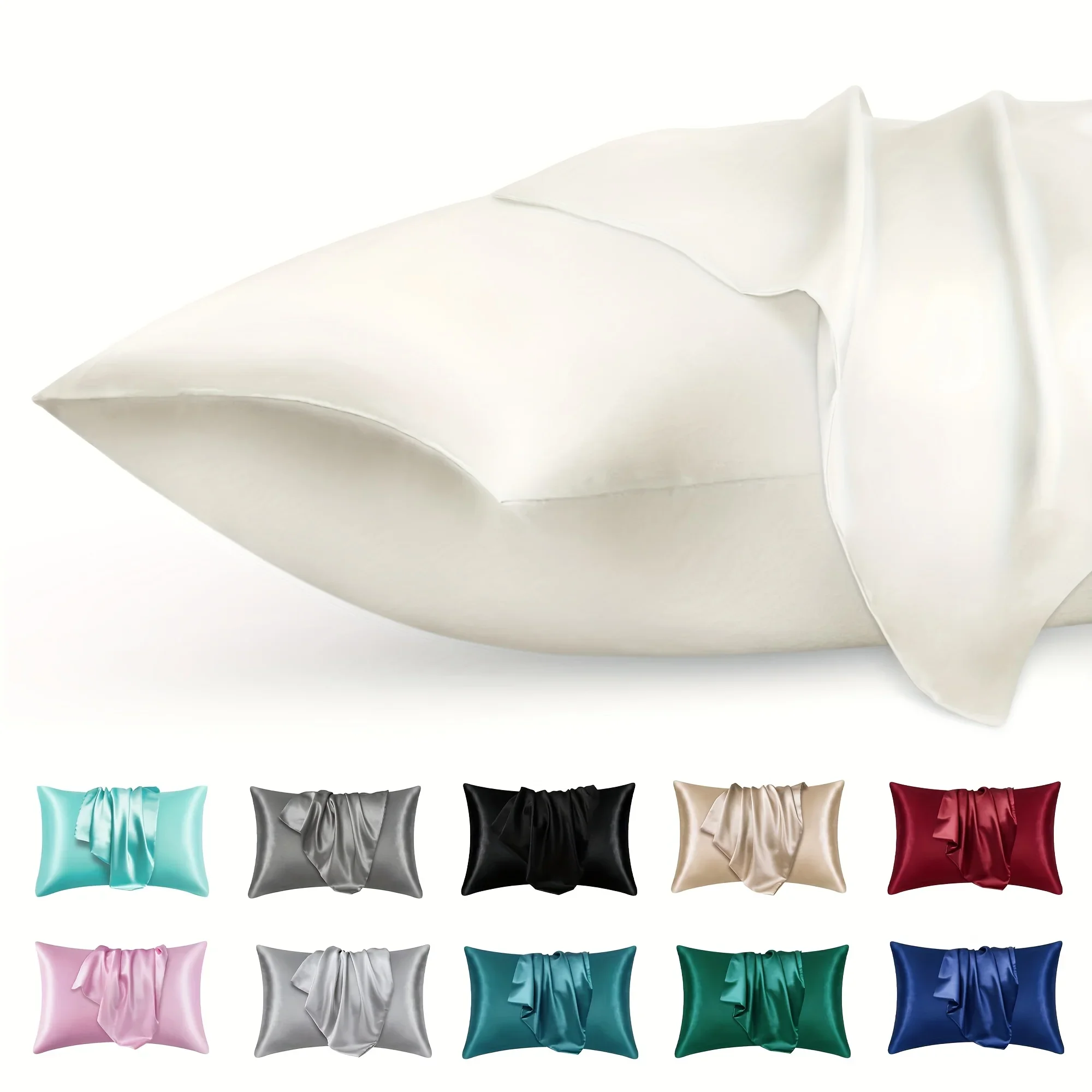 Satin Pillowcase Silk - 2 szt. Luksusowa satynowa poszewka na