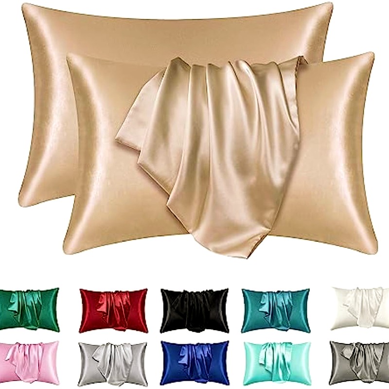 Satin Pillowcase Silk - 2 szt. Satynowe poszewki na poduszki