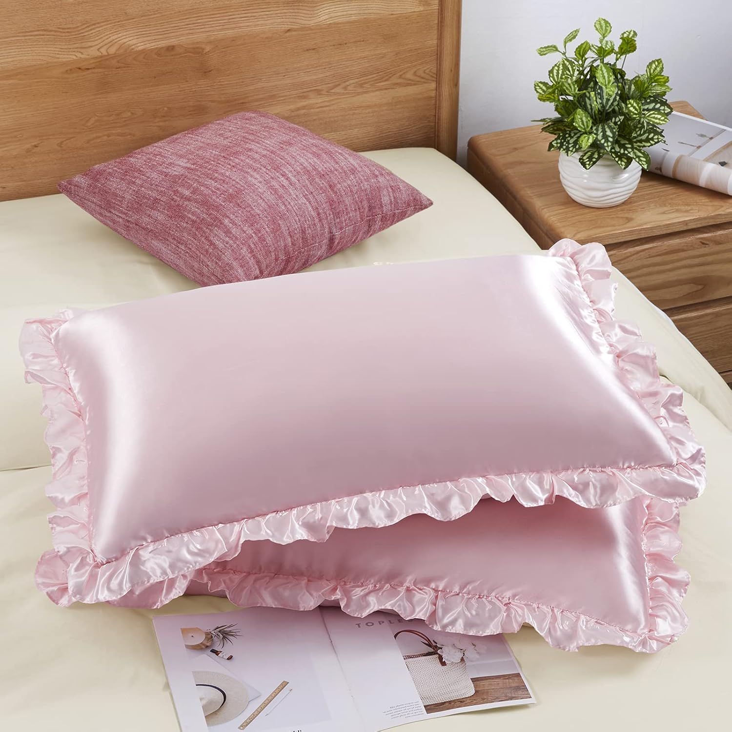 Satin Pillowcase Silk - 2 szt. satynowych poszewek na poduszki