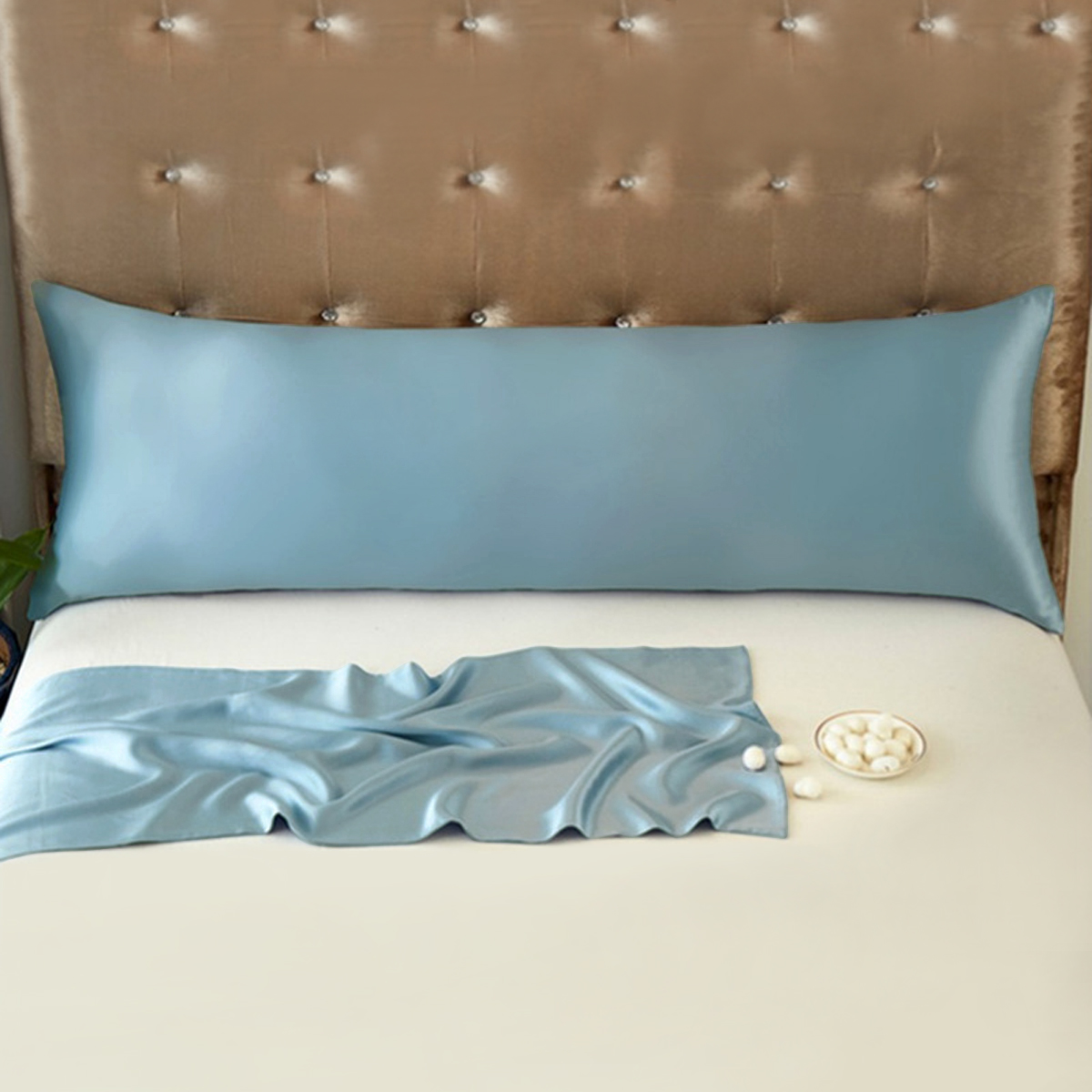 Satin Pillowcase Silk - 100% czysty jedwab morwowy Długa poszewka