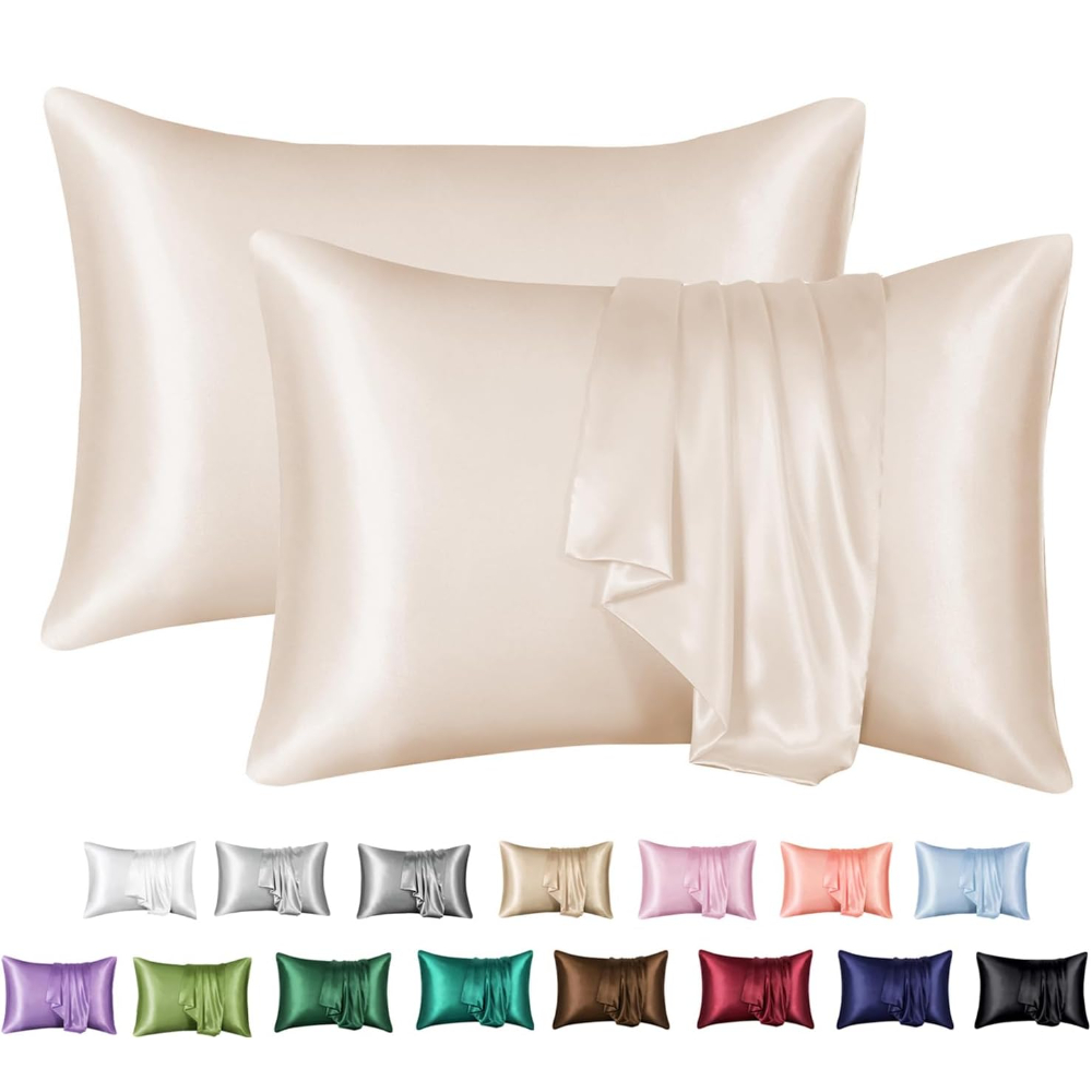 2-pakowa satynowa poszewka na  – Satin Pillowcase Silk recenzja i cena
